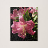 紫色の蘭のパズル ジグソーパズル (縦)