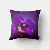 紫色の蘭 クッション (裏面)
