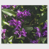 紫色の蘭 ラッピングペーパー (フラット)