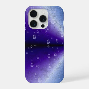紫色の虹の雨滴 iPhone 15 PROケース