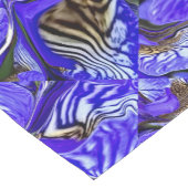 紫色の虹彩花/傾斜/タイル/ ショートテーブルランナー (コーナー)