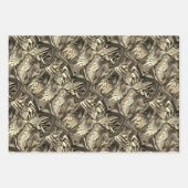 紫色の虹彩花/傾斜/タイル/フィルター/ ラッピングペーパーシート (正面3)