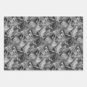 紫色の虹彩花/傾斜/タイル/フィルター/ ラッピングペーパーシート (正面2)