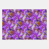 紫色の虹彩花/傾斜/タイル/フィルター/ ラッピングペーパーシート (正面3)