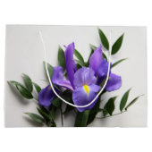 紫色の虹彩配列 ラージペーパーバッグ (裏面)