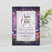 紫色の蝶と星空の結婚式 セーブザデート (スタンド正面)
