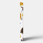 紫色の蝶と黄色のバラと名前 Case-Mate iPhoneケース (裏面 / 左)