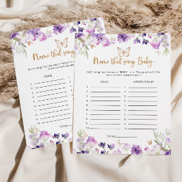 紫色の蝶の名前その歌のベビーゲーム