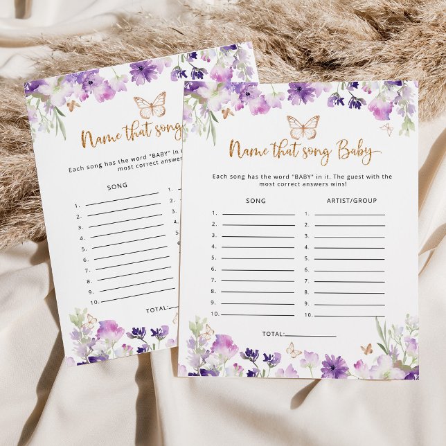 紫色の蝶の名前その歌のベビーゲーム (クリエイターアップロード済み)