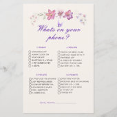 紫色の蝶は何にあなたの電話ブライダルゲーム (正面)