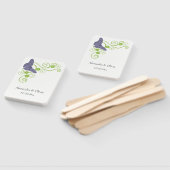 紫色の蝶フローラハンドファン ハンドファン (組立なし)