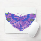 紫色の蝶マウスパッド マウスパッド (マウス)