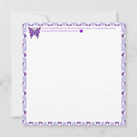 紫色の蝶31 (裏面)