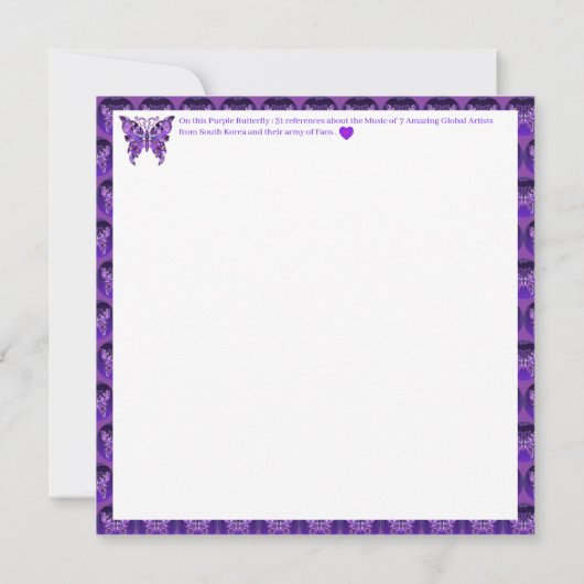 紫色の蝶31 (裏面)