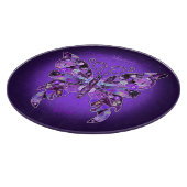 紫色の蝶31 カッティングボード (角)