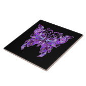 紫色の蝶31 タイル (側面)