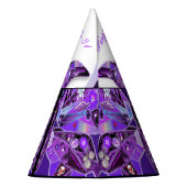 紫色の蝶31 パーティーハット (裏面)