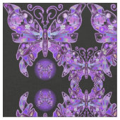 紫色の蝶31 ファブリック (クローズアップ)