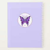 紫色の蝶31 プランナー手帳 (裏面)