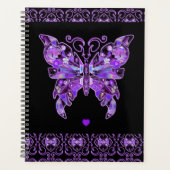 紫色の蝶31 プランナー手帳 (正面)