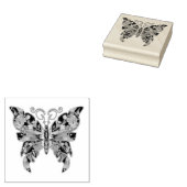 紫色の蝶31 ラバースタンプ (押印)