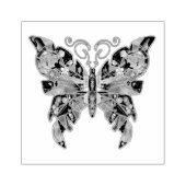 紫色の蝶31 ラバースタンプ (インプリント)