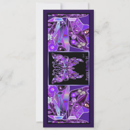 紫色の蝶31 案内状