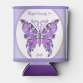 紫色の蝶31 缶クーラー (正面)