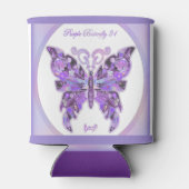 紫色の蝶31 缶クーラー (裏面)