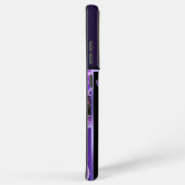 紫色の蝶31 SAMSUNG GALAXYケース (右側面)