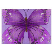 紫色の蝶 カッティングボード (正面)