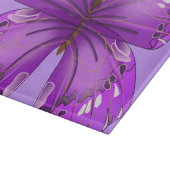 紫色の蝶 カッティングボード (角)