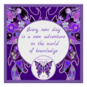 紫色の蝶 ポスター (正面)