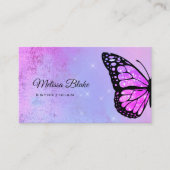 紫色の蝶 名刺 (正面)