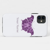 紫色の蝶、興味 Case-Mate iPhoneケース (裏面(横))