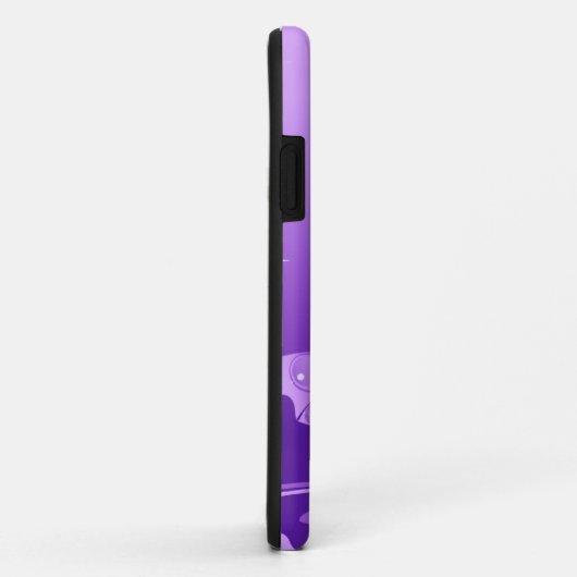 紫色の蝶 Case-Mate iPhoneケース (裏面/右)