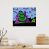 紫色の触手 ポスター (キッチン)