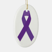 紫色の認識度のオーナメント セラミックオーナメント (右)