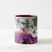 紫色の豊富さのマグ ツートーンマグカップ (中央)