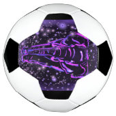 紫色の象サッカーボール サッカーボール (回転)