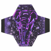 紫色の象サッカーボール サッカーボール (フラット)