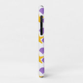 紫色の貝類の黄色いヒトデの海洋生物 Case-Mate iPhoneケース (裏面/左)