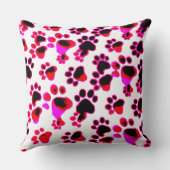 紫色の赤前足 クッション (裏面)