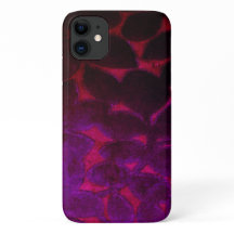 紫色の赤葉いiPhone 11ケース