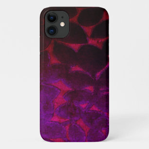 紫色の赤葉いiPhone 11ケース iPhone 11 ケース