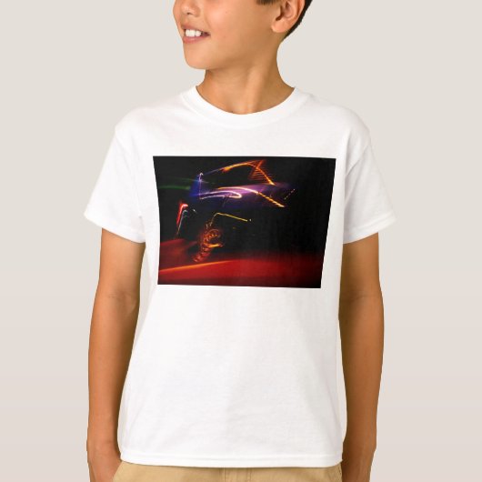 紫色の車のダンス Tシャツ (正面)