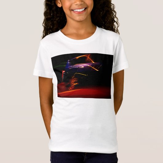 紫色の車のダンス Tシャツ (正面)