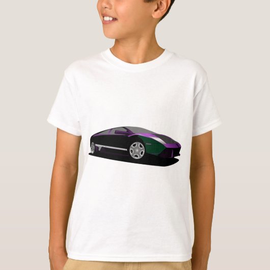 紫色の車 Tシャツ (正面)
