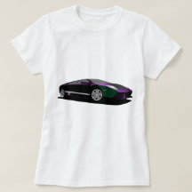 紫色の車