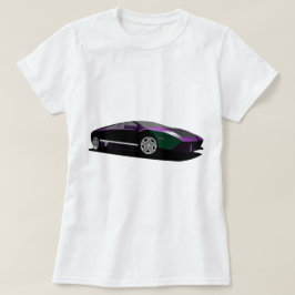 紫色の車 Tシャツ